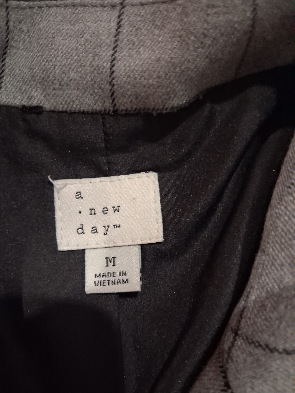 Gray Windowpane Single-Button Blazer - Picture 2 of 6